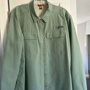 Eddie Bauer women's UPF 50+ Guide Long Sleeve shirt - size large.
